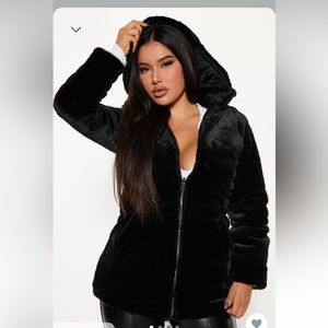 FASHION NOVA FEELING COZY PUFFER - BLACK BRAND NEW WITH TAGS